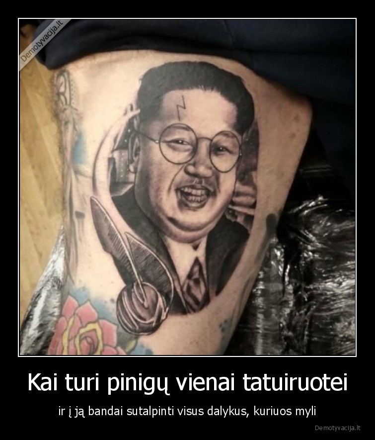 tatuiruote,kim, dzongunas,haris, poteris