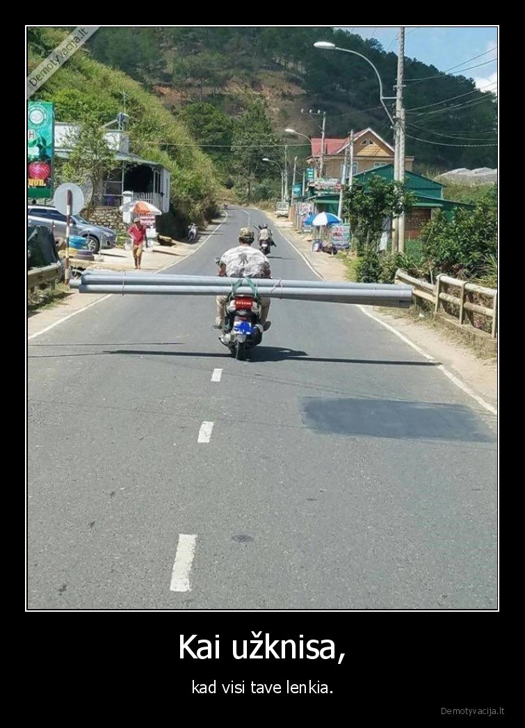 motoroleris,lenkimas