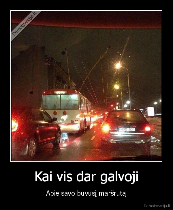 troleibusas,issiskyre, usai