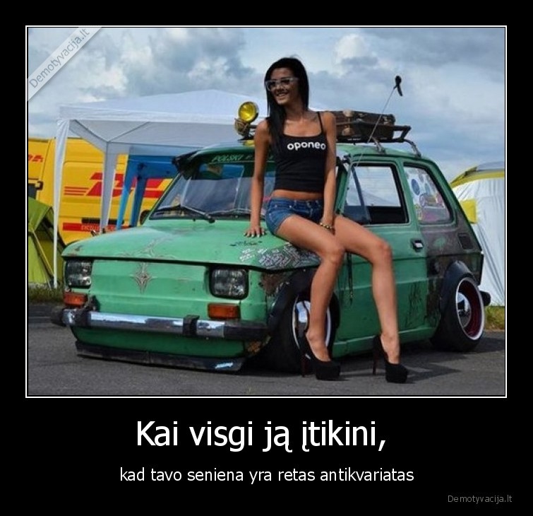 antikvariatas,sena, masina,mergina,golddigger