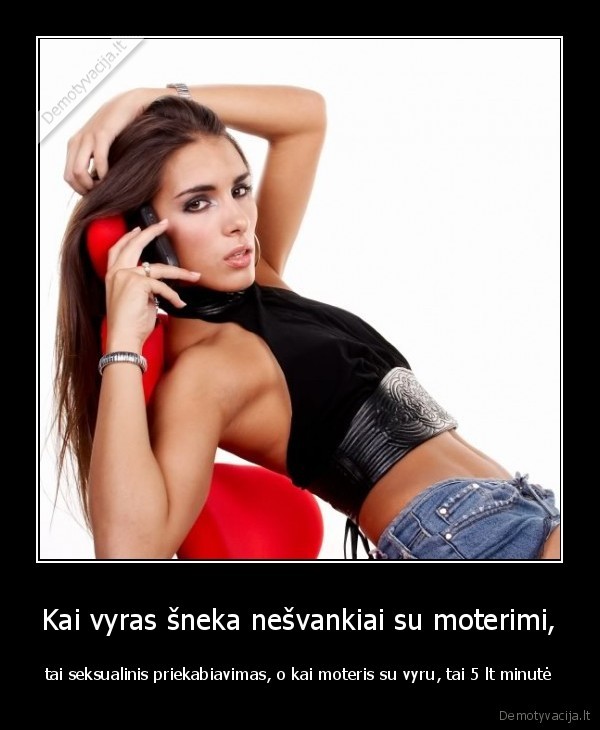 Kai vyras šneka nešvankiai su moterimi,