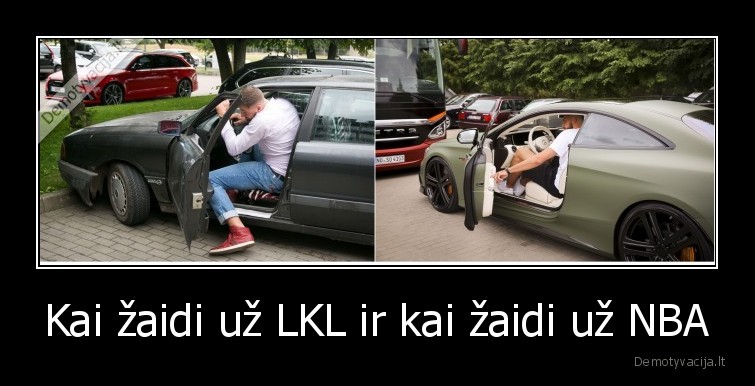 Kai žaidi už LKL ir kai žaidi už NBA