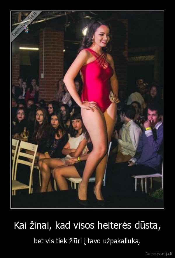 mergina,heiteriai,uzpakaliukas