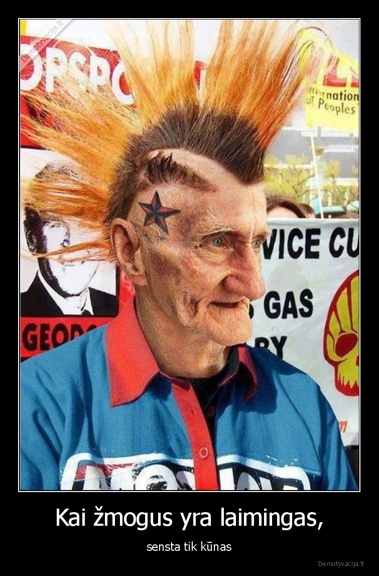 sensta,laimingas,zmogus,pankas