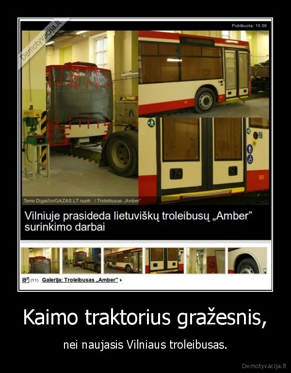 Kaimo traktorius gražesnis,