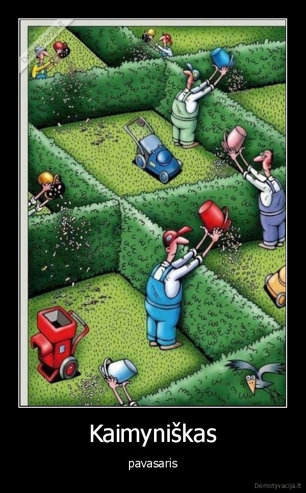 kaimynai,pavasaris