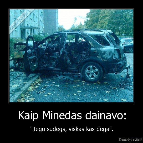 Kaip Minedas dainavo:
