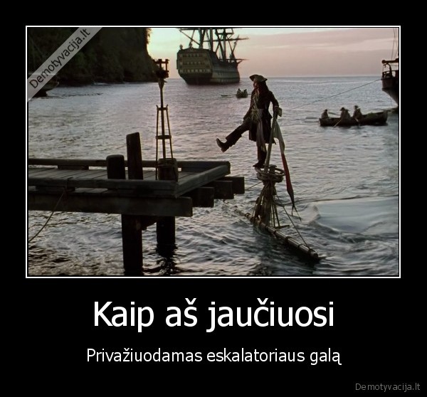 eskalatorius,karibu, piratai