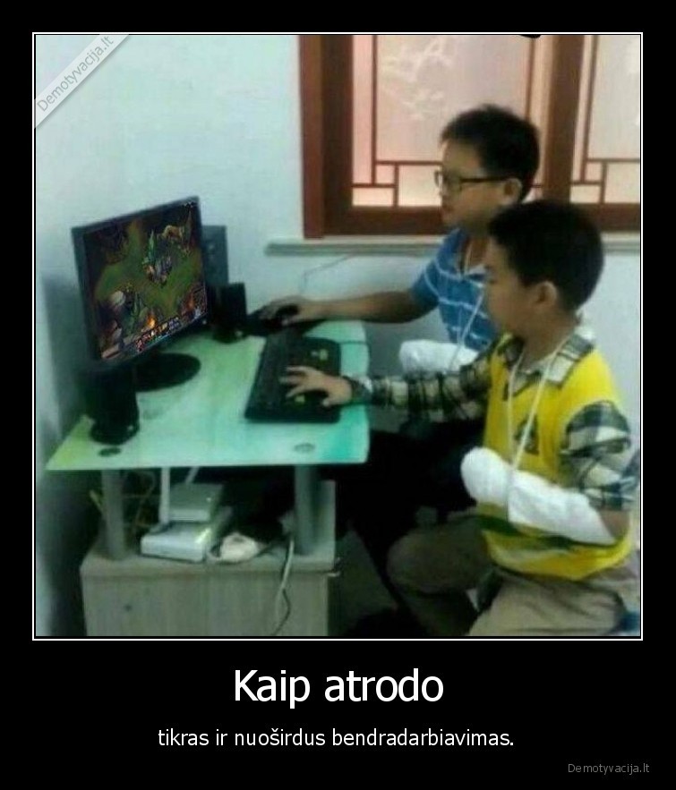 vaikai,gipsas,bendradarbiavimas