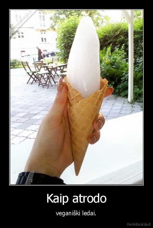 ledai,veganas,veganiski