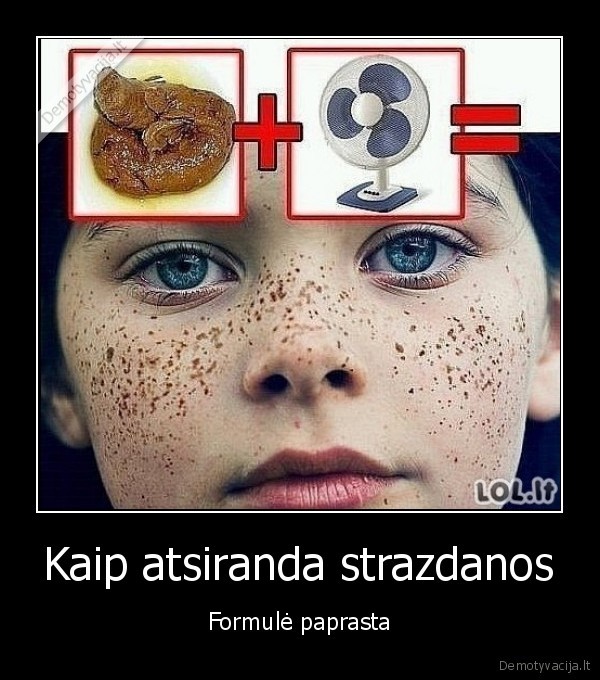 Kaip atsiranda strazdanos