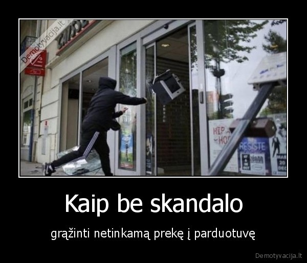 grazinti,preke,parduotuve