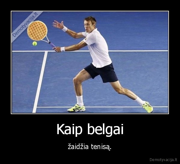 belgai,belgija,tenisas,vafliai