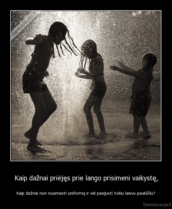 vaikyste,lietus,laime,vaikai