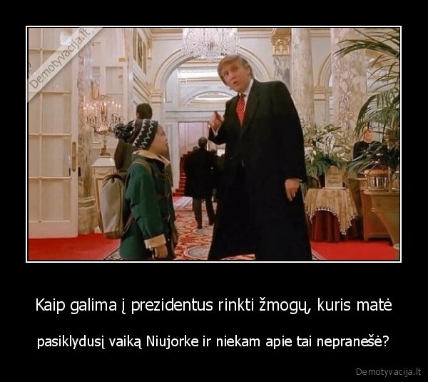 donald, trump,vienas, namuose