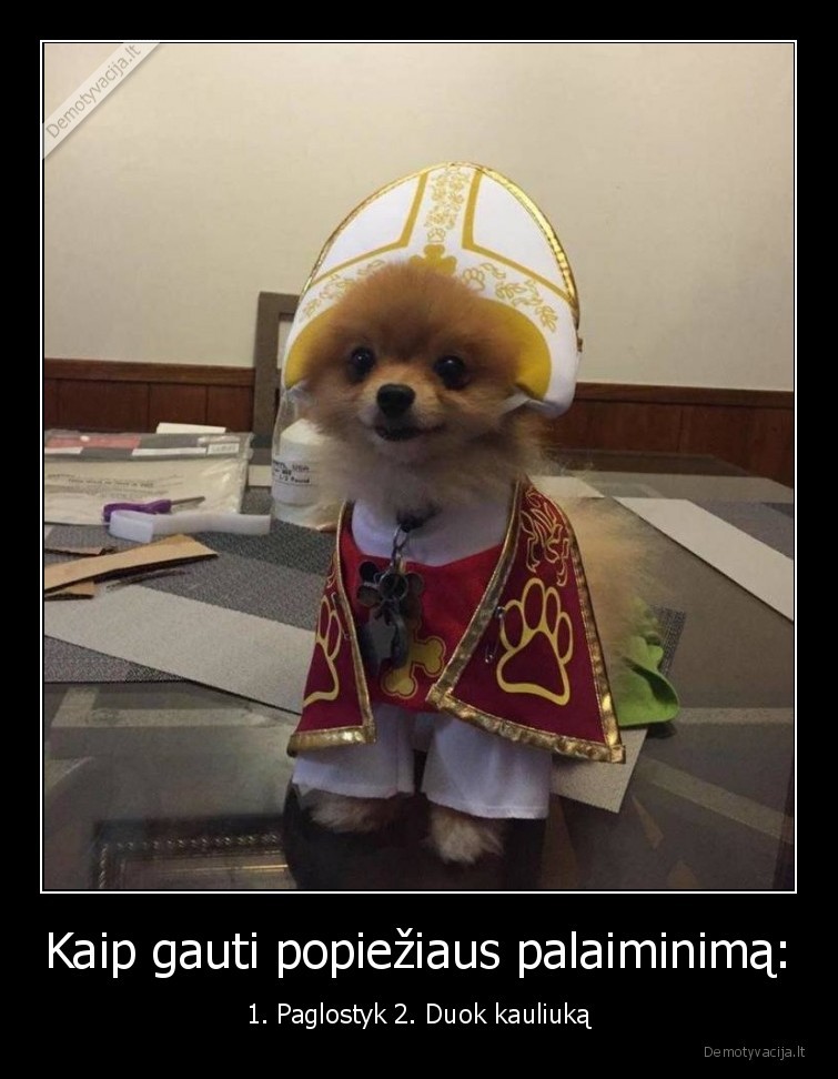 suo,palaiminimas,popiezius