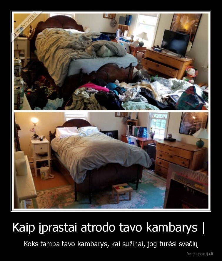 kambarys,sveciai,betvarke,tvarka,netvarka