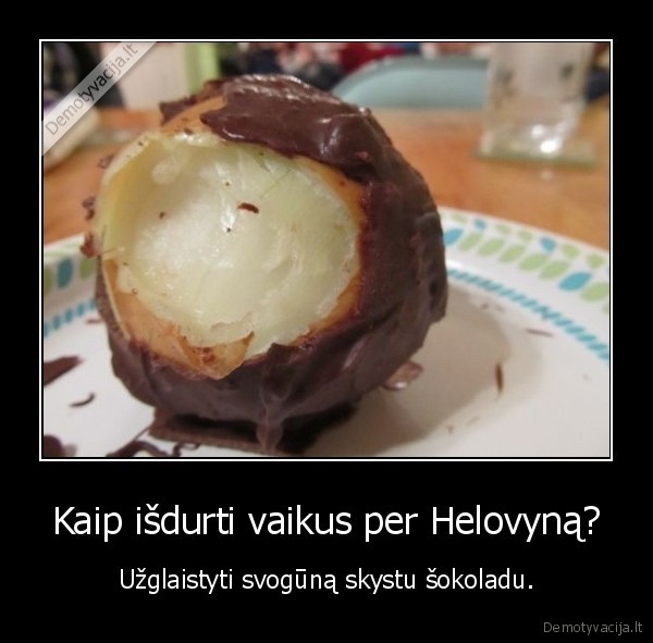 vaikai,helovynas,isdurke,svogunas,sokoladas