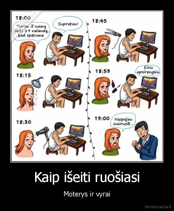 isejimas,susiruosia,dazosi