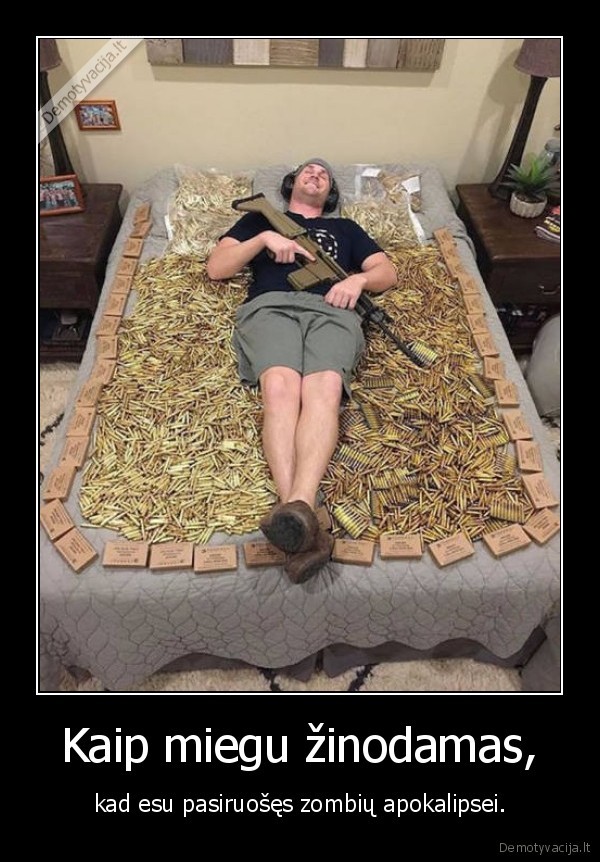 zombiai,ginklai,saudmenys