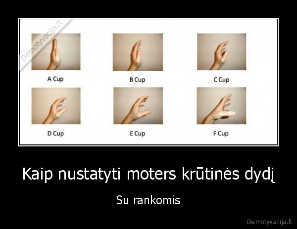 rankos,krutines, dydis