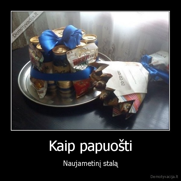 stalas,naujieji, metai