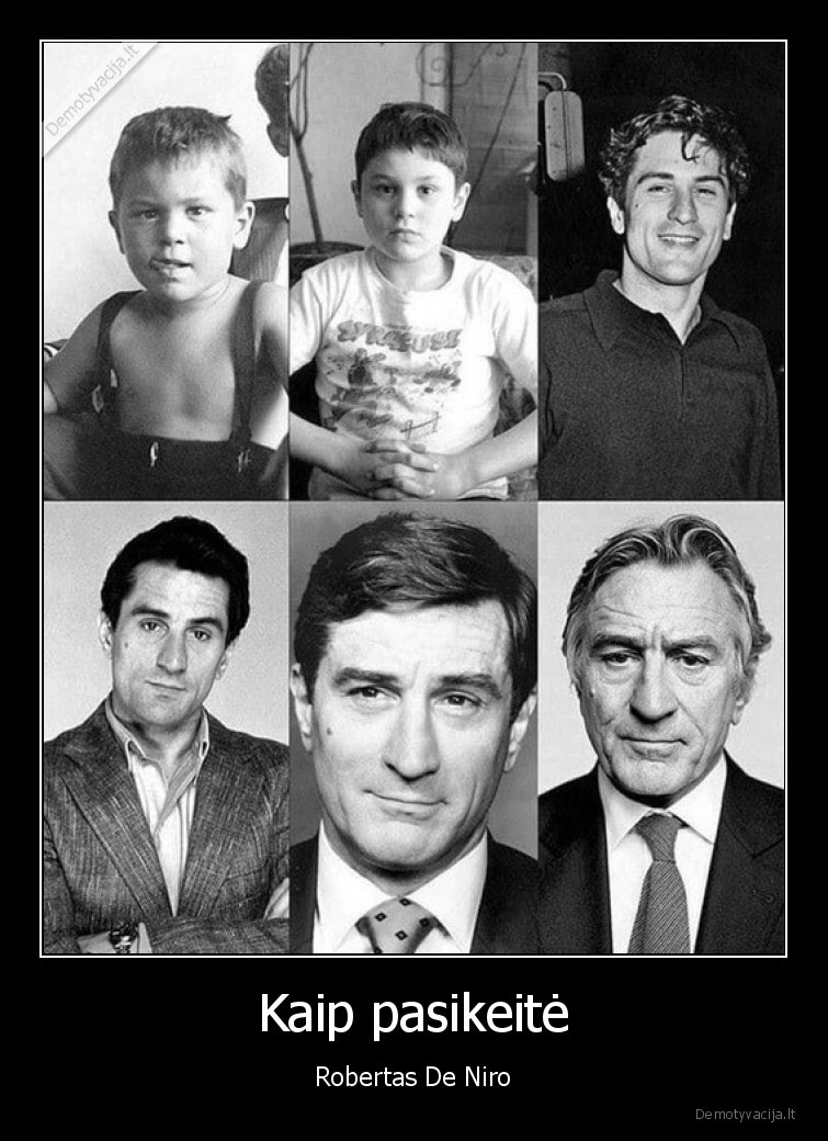 robert, de, niro,vaikyste,sensta