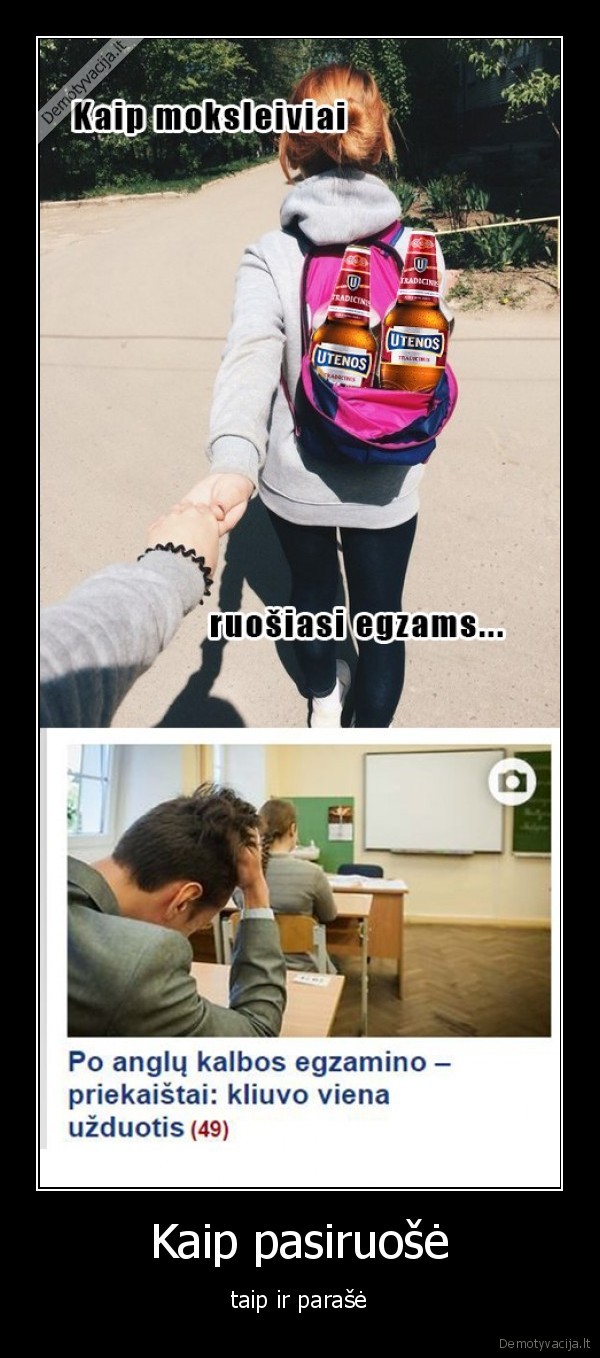 straipsniai,egzaminai