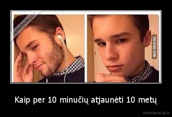 nusiskuto, atjaunejo