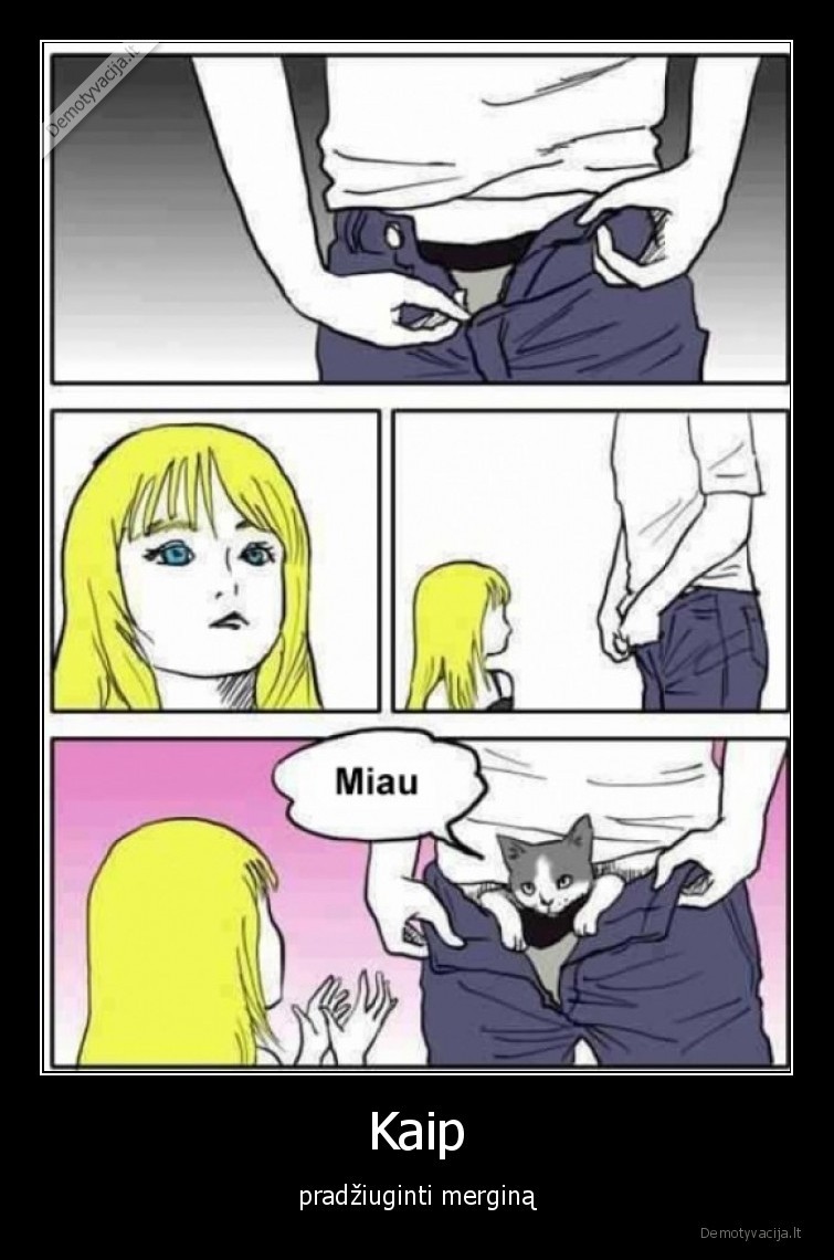 mergina,pradziuginti