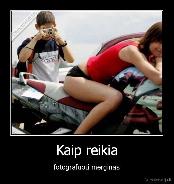 mergina,fotografuoti