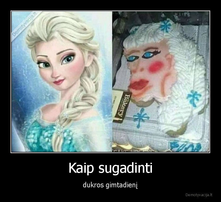 tortas,frozen,ledo, salis,gimtadienis