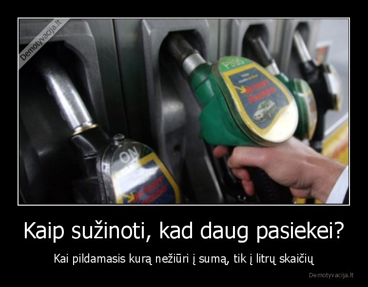 suma,litrai,pinigai,kuras