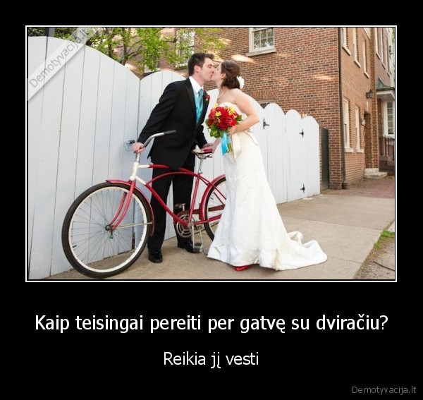 dviratis,vestuves,gatve,ejimas,lietuva