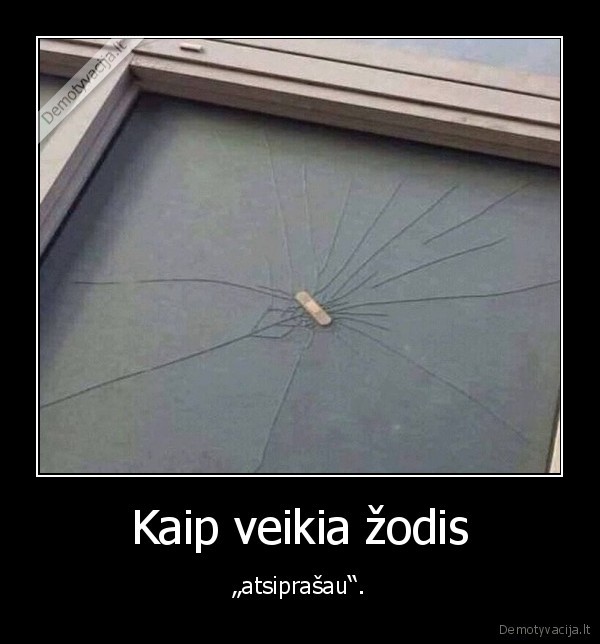 atsiprasau,zodis,stiklas,pleistras
