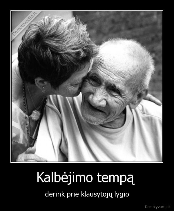Kalbėjimo tempą 