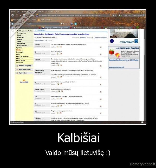 kalbisiai,programisiai,lietuva