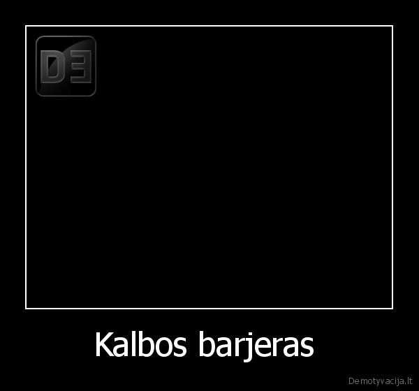 Kalbos barjeras 