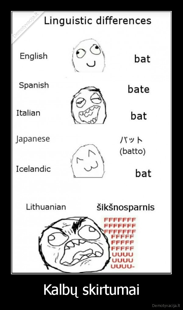 siksnosparnis,lietuviu, kalba,sunki, kalba