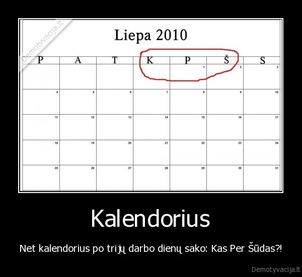 kalendorius