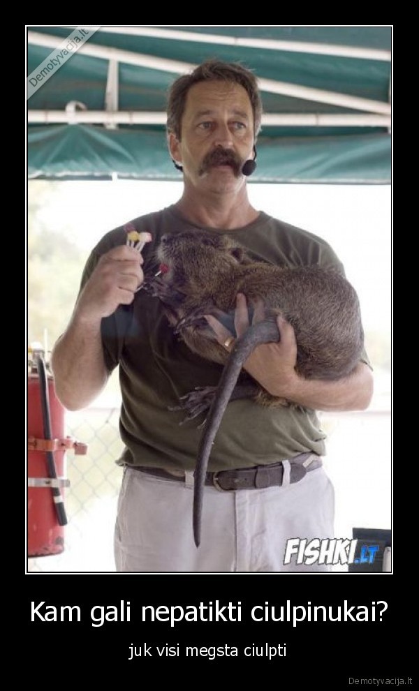 Kam gali nepatikti ciulpinukai?