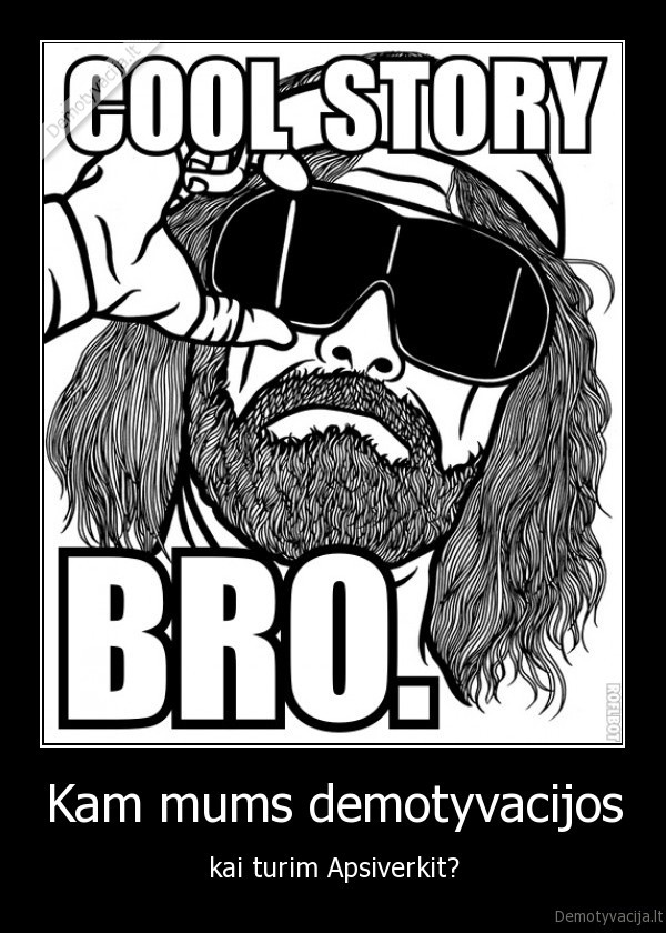 apsiverkit, demotyvacija, morka, avataras, komentarai