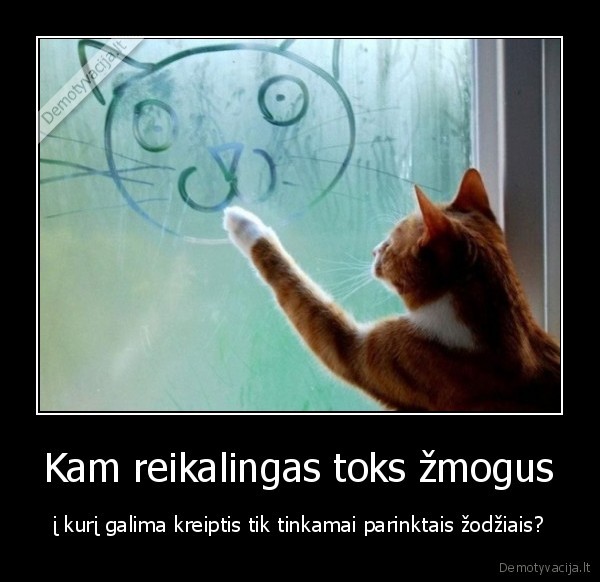 Kam reikalingas toks žmogus