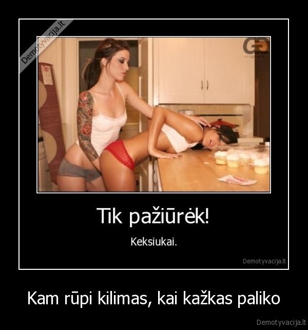 Kam rūpi kilimas, kai kažkas paliko