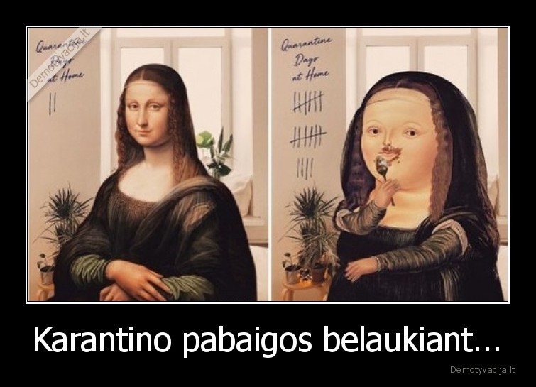 mona, liza,karantinas,pandemija