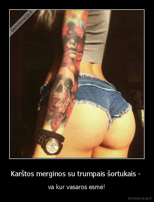 mergina,sortai,uzpakaliukas,vasara