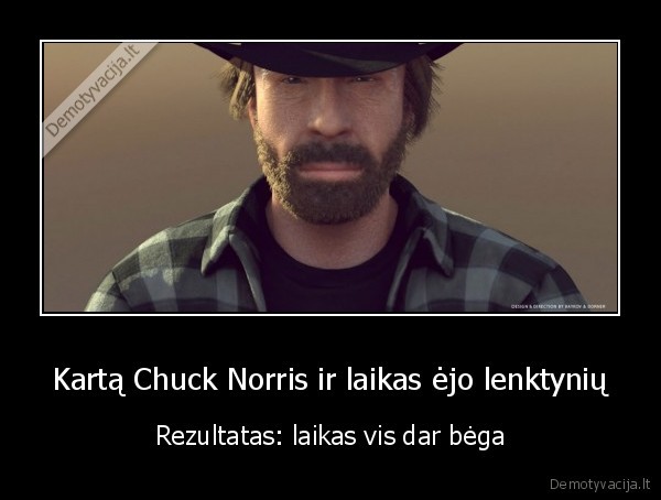 laikas, bega,bega, laikas,lenktynes,chuck, norris
