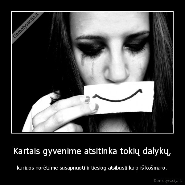 gyvenimas, sapnai, kosmaras