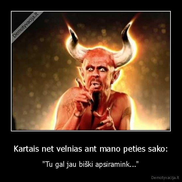 issigandes, velnias,velniukas