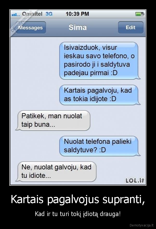 draugas,idiotas,saldytuvas